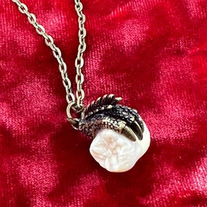 Real human tooth dragon Talon necklace , tooth necklace ,  human tooth necklace, human tooth jewelry,dragon tooth jewelry, costume jewelry