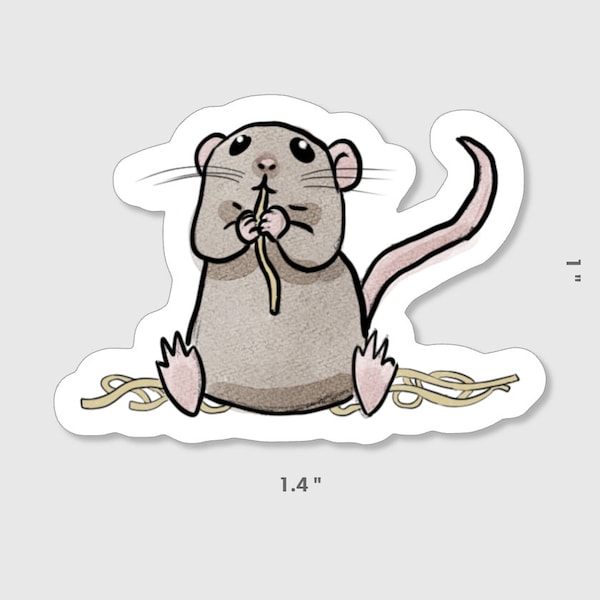 holographic ratghetti sticker