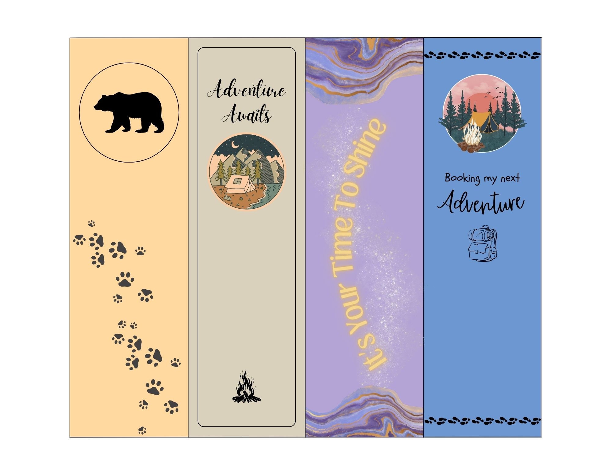Downloadable Bookmark Pack - Etsy