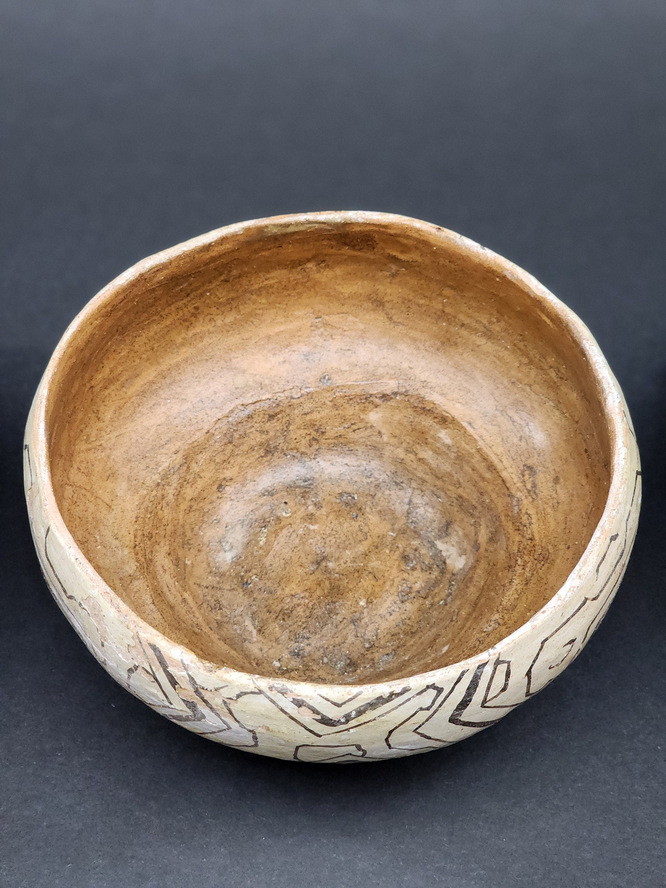 Antique Peruvian Shipibo-conibo Polychrome Pottery Bowl South