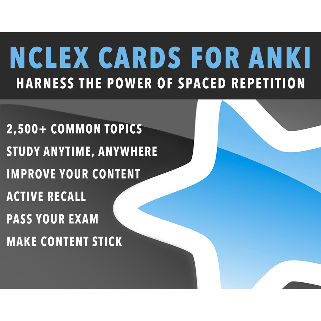 NCLEXRN Common Questions You Need to Build Content for Anki. Etsy