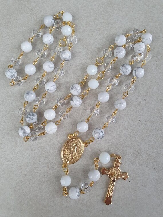 Genuine Howlite Gemstone and Crystal Pieces Imported From