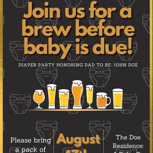 Pumpkin Themed Baby Shower Invitation