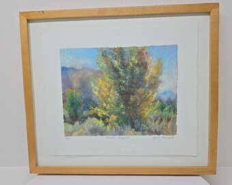 Guclee Print "Golden Bouquet" By Jane Shoenfeld