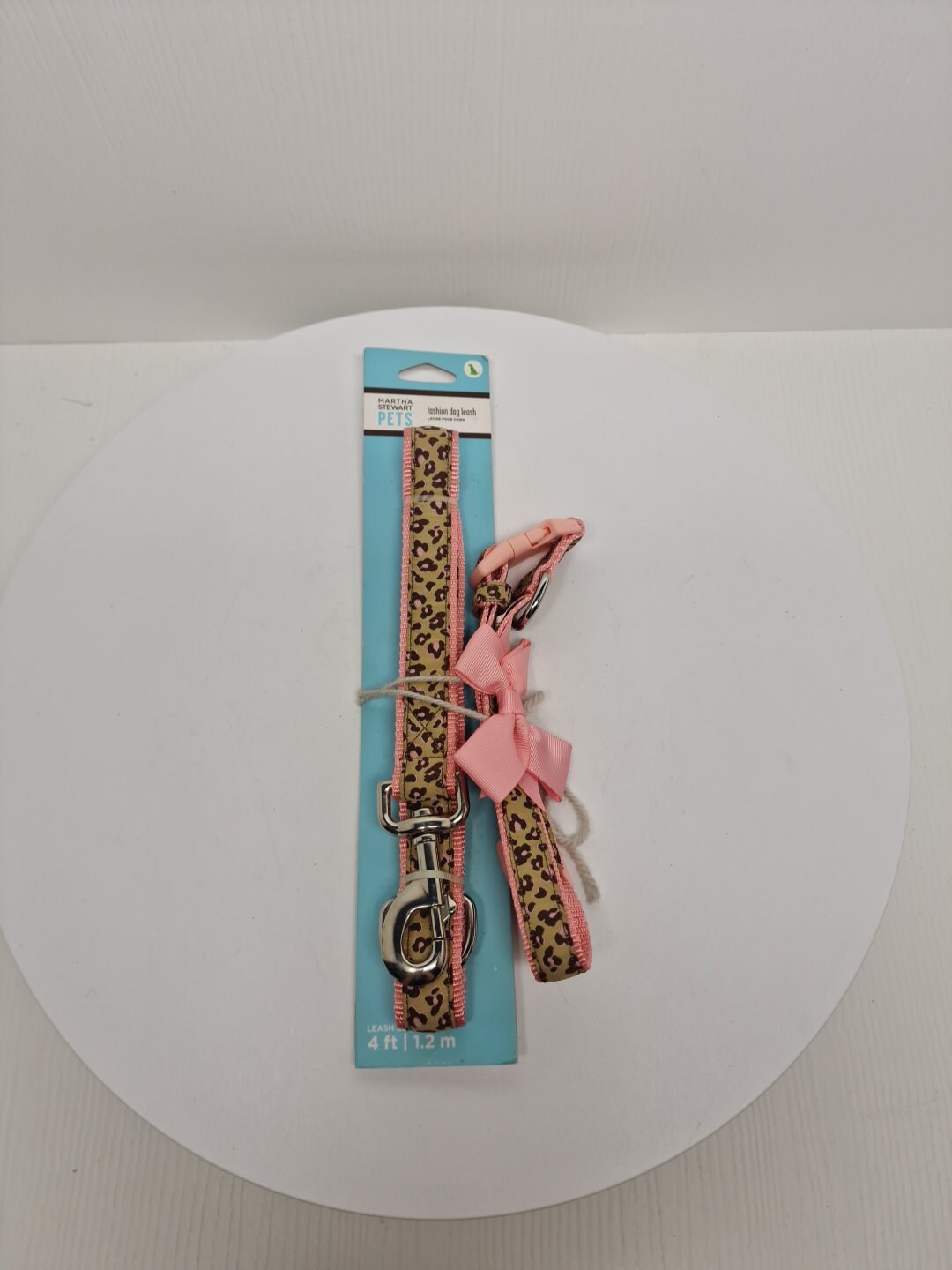 Martha Stewart Pets Fashion Dog Leash Pink Animal Print With Lace 4 Ft D76 Etsy