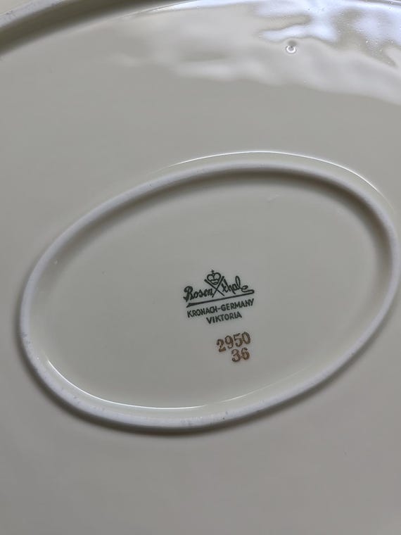 Set of Beautiful Vintage Rosenthal Kronach Victoria Plates D83 - Etsy