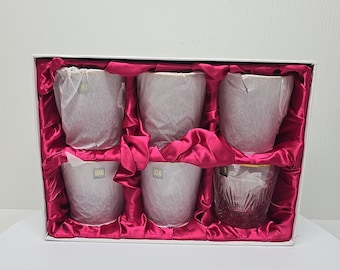 HOYA CRYSTAL TOKYO Hoya Crystal Rock Glass, Set of 6, D21