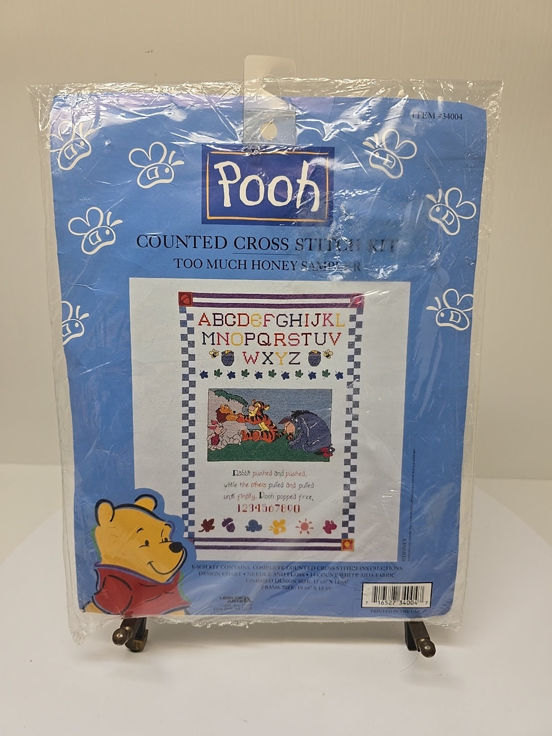 P Is For Pooh Cross Stitch Kit Von LEISURE ARTS – Kreuzstich-Set Mit Winnie Pooh Motiv