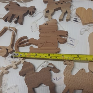 Figurines Wooden Animals Ready to Paint Handcraft (set of 24) D2 - Etsy