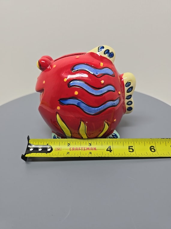 Salvadanaio in ceramica fatto a mano salvadanaio originale dipinto a mano 1171083957 - BUY