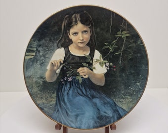 Collectible Plate "The Beauty Of Bouguereau: Lucie" 1979 Royal Cornwall #06329