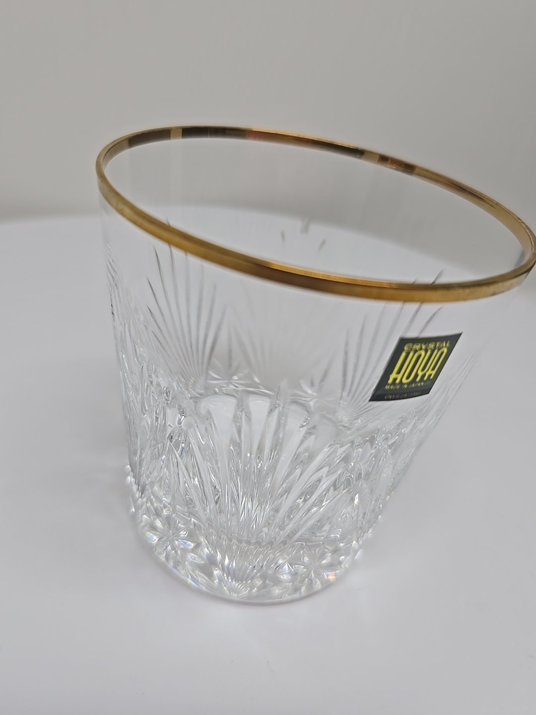 HOYA CRYSTAL TOKYO Hoya Crystal Rock Glass, Set of 6, D21 - Etsy