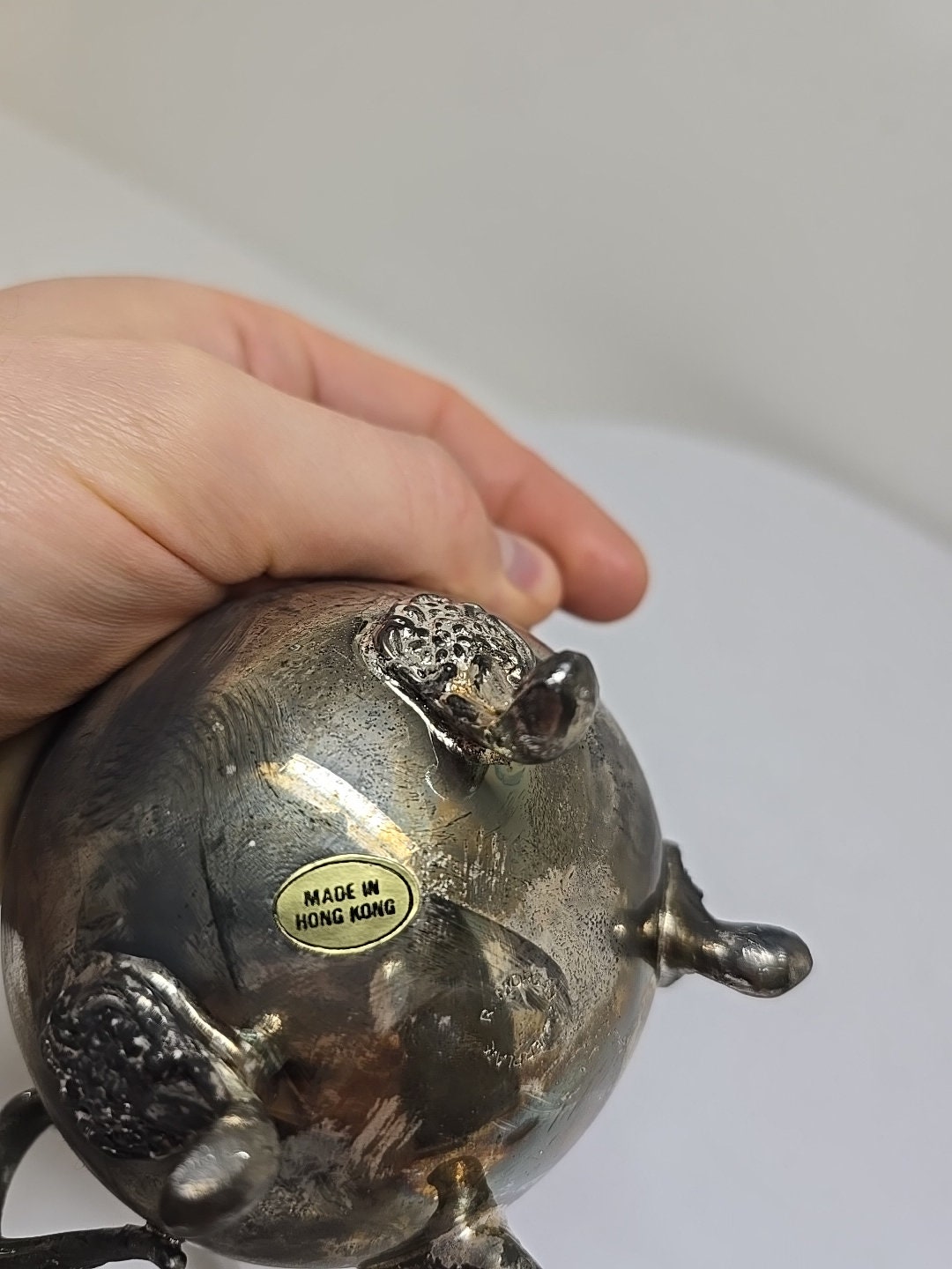 ヴィンテージ モーガン シルバーメッキ クリーマー 高さ 3 インチ D35