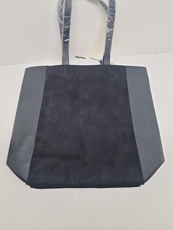 DONNA KARAN New York Large Tote Bag Cashmere Mist Black