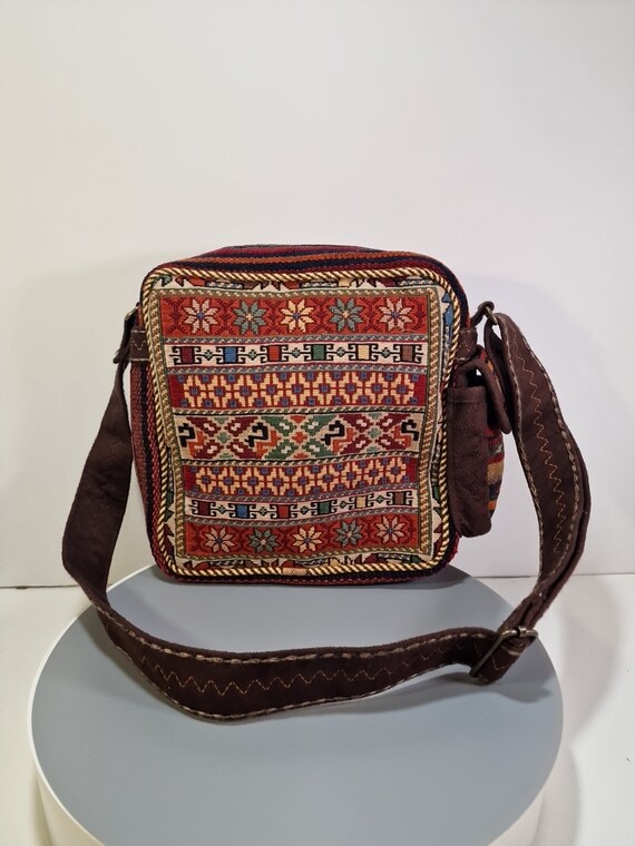 VTG Kilim Shoulder Bag - Handmade Kilim Wool Woven