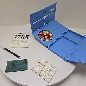 Vintage Wheel Of Fortune Travel Game Pressman 1988 Nostalgic 1980s Toys, D87