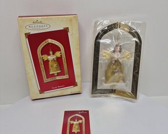 Glad Tidings Hallmark Keepsake Ornament Christmas 2003 Star Angel Handcrafted, D76
