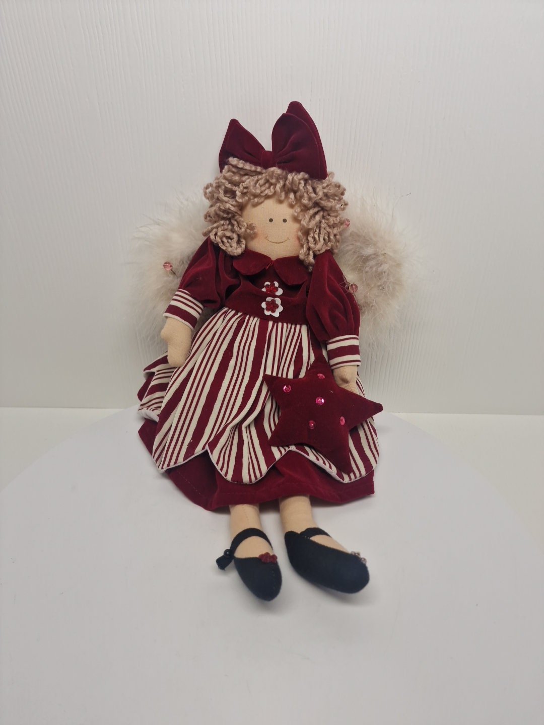 ヴィンテージ 装飾 赤ちゃん ぬいぐるみ 天使 ぬいぐるみ ソフト トイ