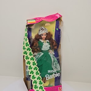 Vintage Mattel Irish Barbie Dolls Of The World Collection Special Edition D68