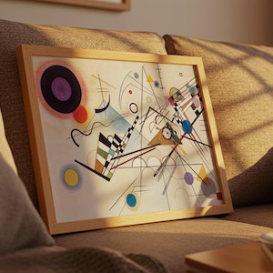 Kandinsky Composition VIII Framed Print: Modern Abstract Art