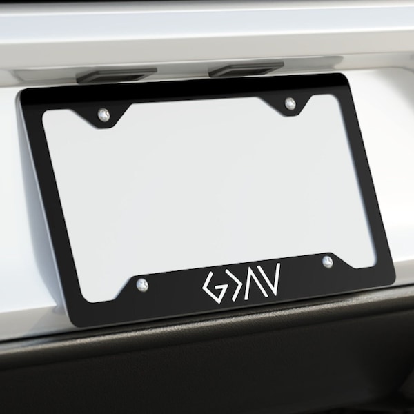 License Plate Frame Etsy