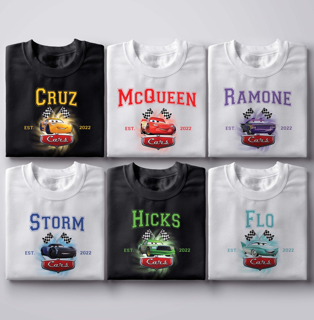Vintage Disney Cars Mcqueen and Friends Shirt Cars Movie Etsy