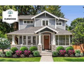 The Elmwood: Elegant Garden Design Plan – Zones 4-8