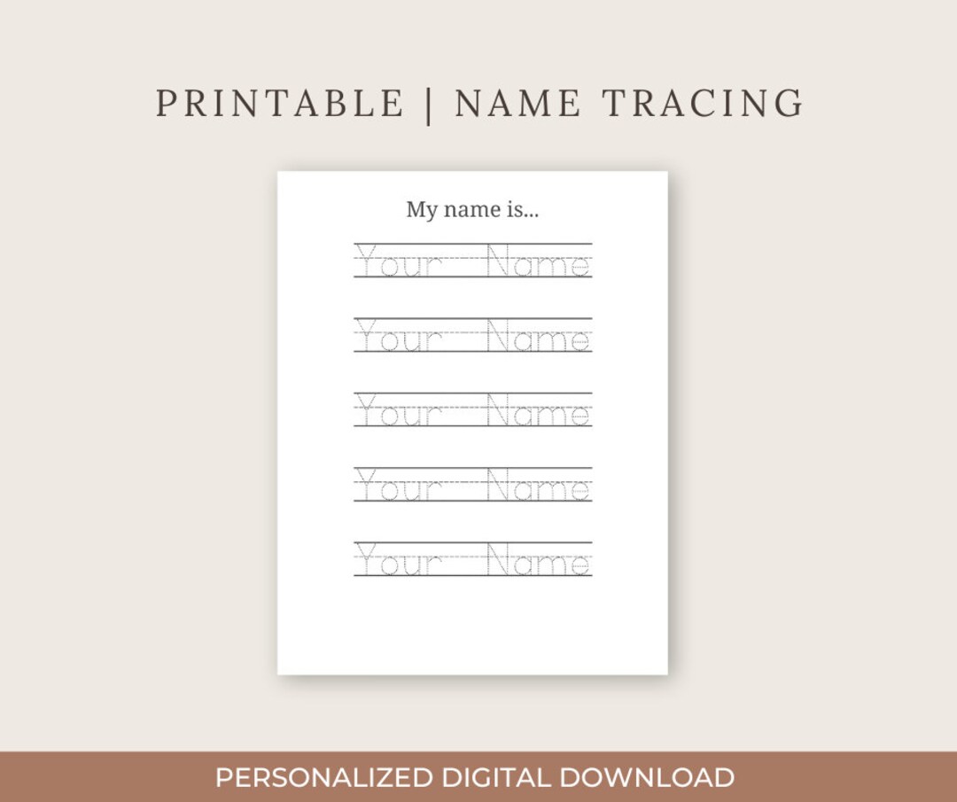 Name Tracing Printable Name Practice - Il 1080xN.5289250393 3nv6 