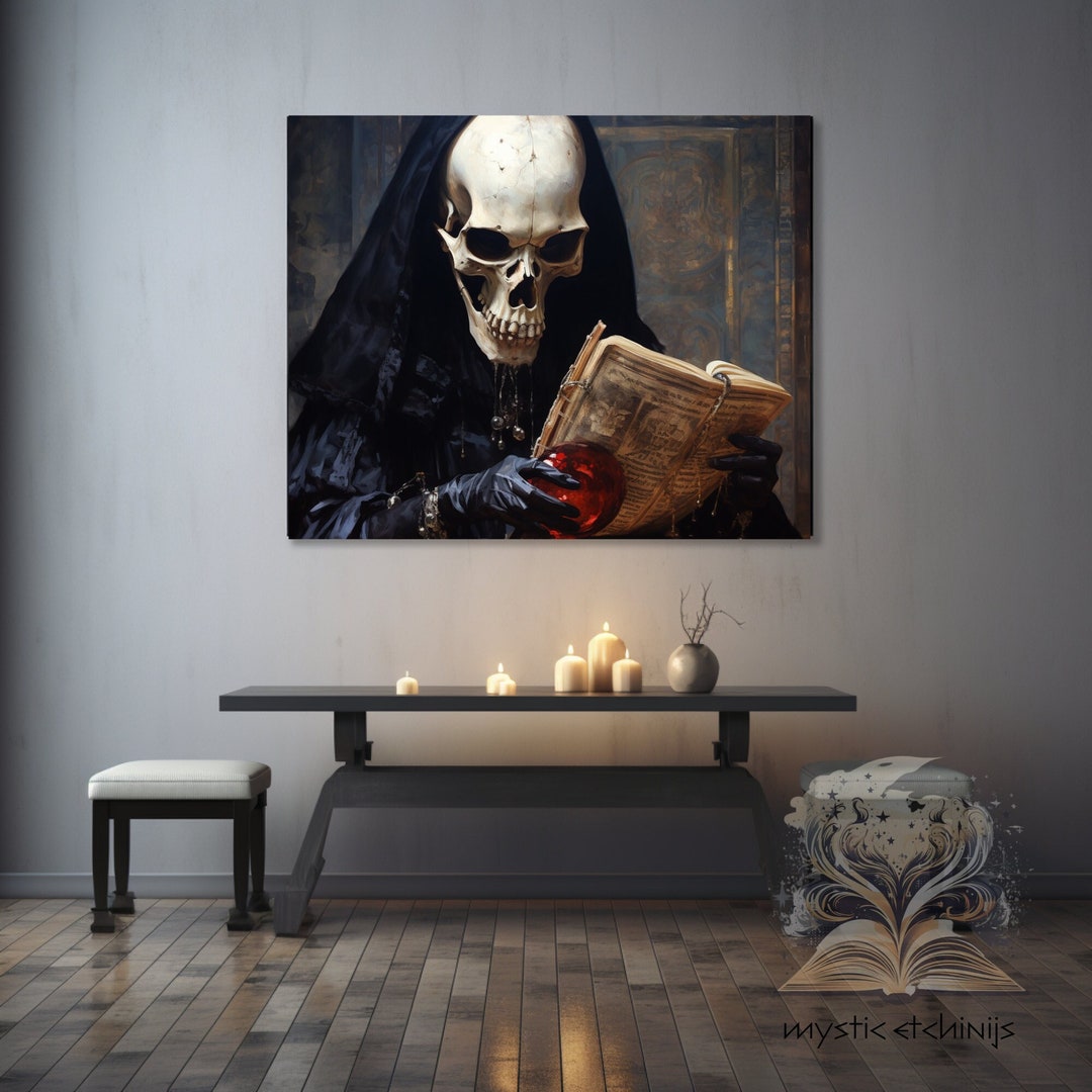Secrets of Immortality Dark Academia Art Gothic Art Fantasy - Etsy