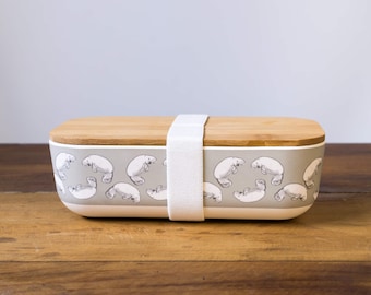 Bamboo dugong lunch box