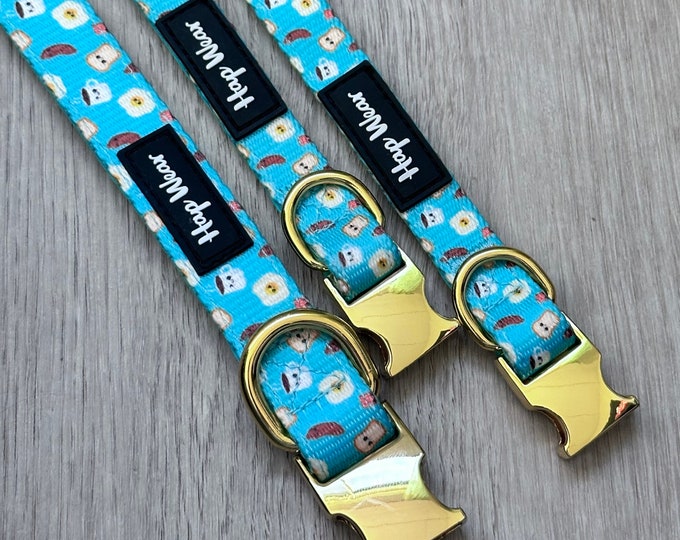 Breakfast Friends Collar & Leash Set