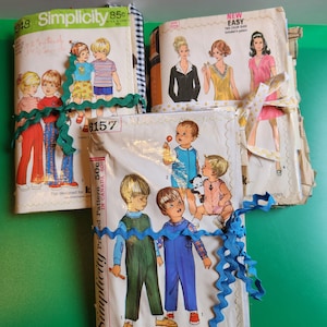 Sewing Pattern Themed Junk Journal for Moms, Mom&#39;s to be, and Seamstresses
