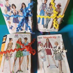 Vintage Sewing Pattern Journals handmade