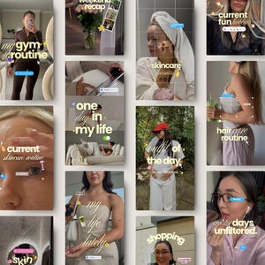 Viral Instagram Reels Templates for Content Creators UGC Video Reels Bundle, Editorial iOS Lifestyle Influencer
