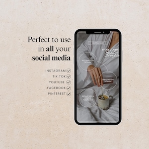 Mindset Coach Instagram Reels Templates: Faceless, Editable (Digital Download) image 8