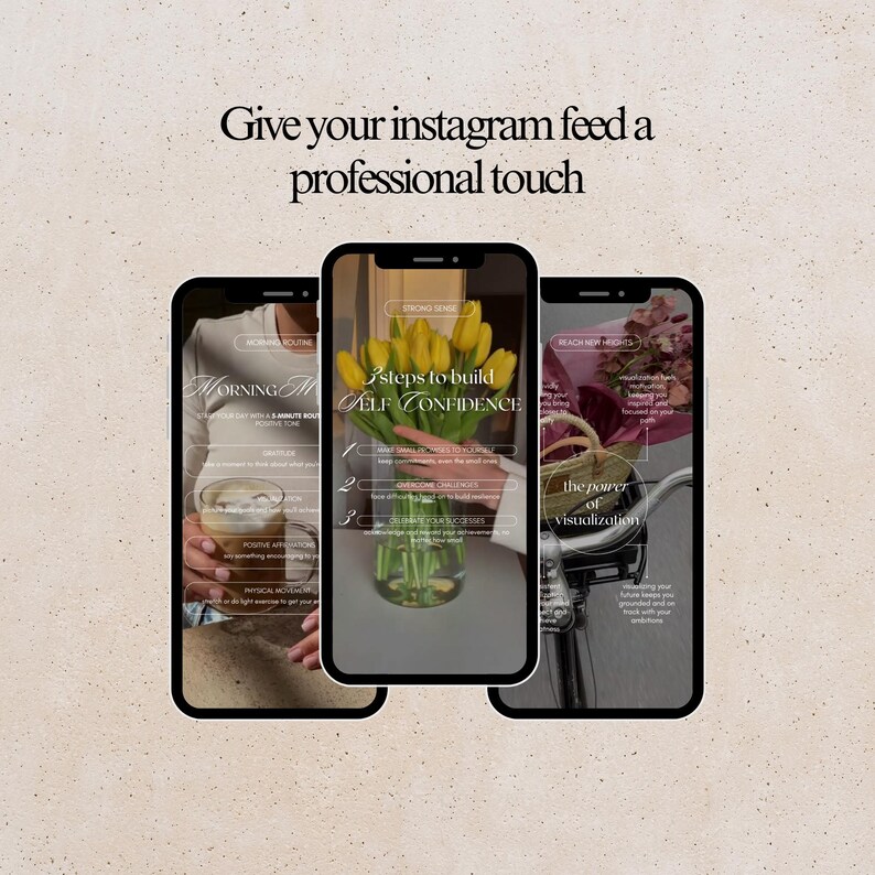 Mindset Coach Instagram Reels Templates: Faceless, Editable (Digital Download) image 6