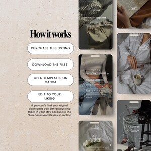 Mindset Coach Instagram Reels Templates: Faceless, Editable (Digital Download) image 9
