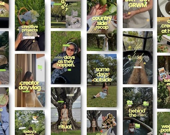 Viral Instagram Reel Templates for Content Creator UGC Canva Reels, Wellness iOS Lifestyle Influencer