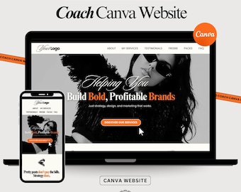 Website Vorlage für Coaches (Digitaler Download)