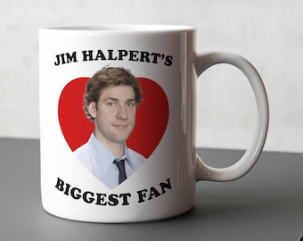 Jim Halpert's größter Fan Kaffeebecher, das Büro TV-Show Geschenk