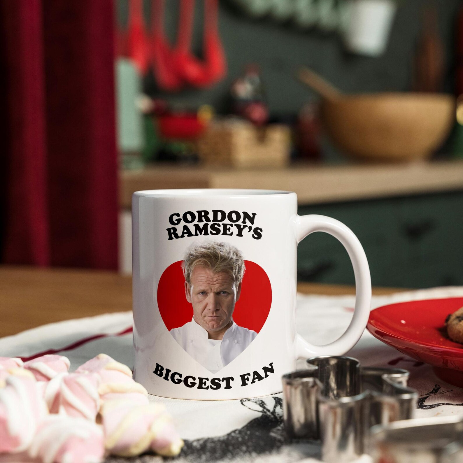 Gordon Ramsay's Biggest Fan Mug | Celebrity Crush Mug | Hells Kitchen ...