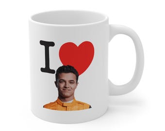 Lando Norris F1 Mug – McLaren Formula 1 Fan Gift