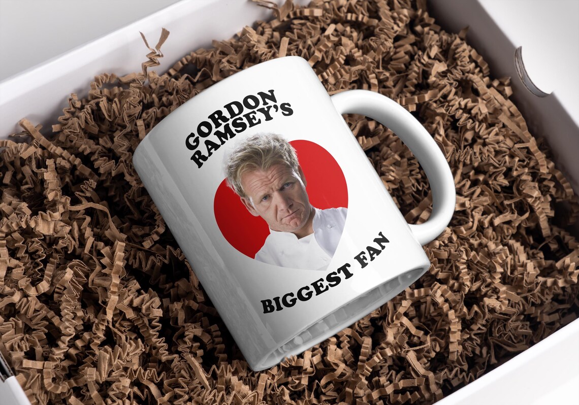 Gordon Ramsay's Biggest Fan Mug | Celebrity Crush Mug | Hells Kitchen ...
