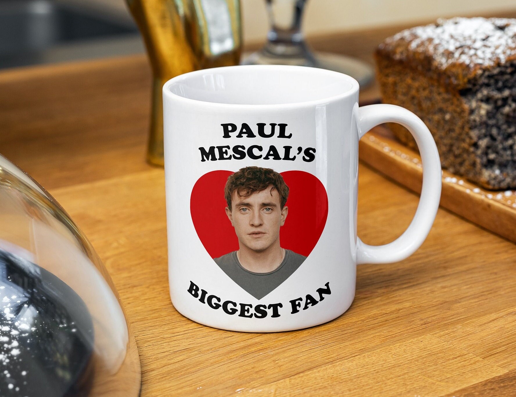 Paul Mescal's biggest fan mug | Celebrity Crush Mug | Gift for Her | Best Friend Gift | Birthday Mugs