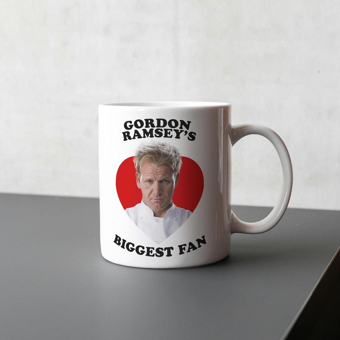 Gordon Ramsay's Biggest Fan Mug | Celebrity Crush Mug | Hells Kitchen ...