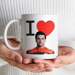 Carlos Sainz F1 mug - I love Carlos Sainz mug