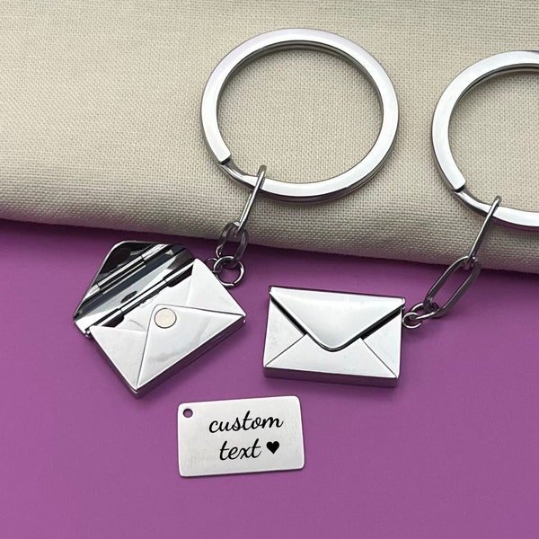 Envelope Keychain Etsy