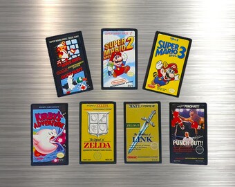 NES Game Cover Magnets – Retro Nintendo Art, 3D Resin Printed