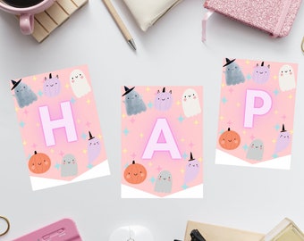 Leuke Halloween-vlaggenlijn