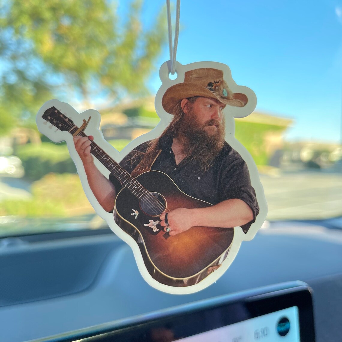 Chris Stapleton Car Air Freshener New Car Scent Etsy